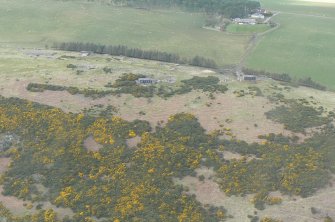 Aerial view of Gun emplacements, Coastal Battery, North Sutor, Cromarty, looking WNW.