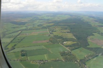 General oblique aerial view of Strathnairn, looking SW.