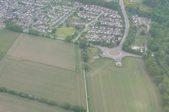 An oblique aerial view of the southern part of Inverness, looking SE.