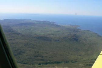 An oblique aerial view of Glendrian, Ardnamurchan, looking SW.