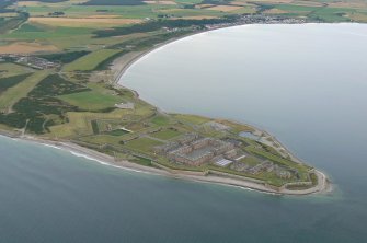 Oblique aerial view of Fort George, near Ardersier on the Moray Firth, looking SSE.