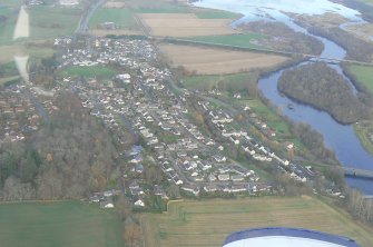 Oblique general aerial view of Maryburgh near Dingwall, Easter Ross, looking ENE.