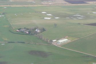 Oblique aerial view of Treeton, near Ardersier, Inverness-shire, looking SE.