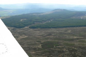 General oblique view of Upper Strath Sgitheach north of Dingwall, Easter Ross, looking SW.