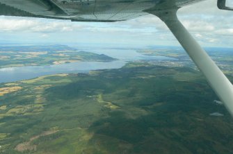 Aerial view of The Aird and Beauly Firth, looking E.