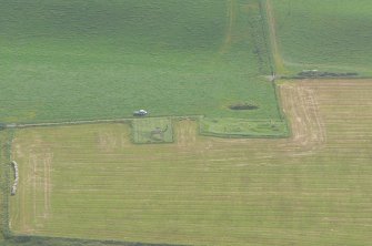 Aerial view of Milton of Clava Chapel site, E of Inverness, looking SE.