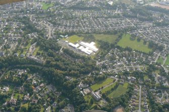 Aerial view of Drummondhill and Drummond School, Inverness, looking SE.