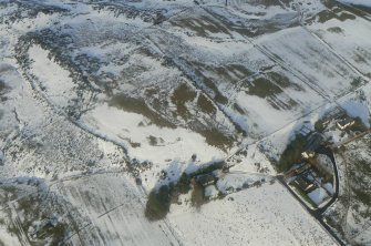 Aerial view of Heights of Brae, near Dingwall, Easter Ross, looking N.