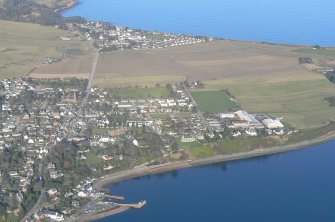 Aerial view of Fortrose and Rosemarkie, Black Isle, looking NE.