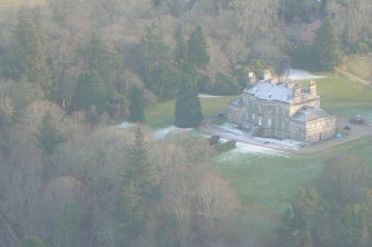 Aerial view of Cromarty House, Cromarty, looking SE.