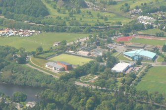 Aerial view of the Bught, Inverness, looking W.