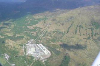Near aerial view of the Lochaber Aluminium Smelter, Fort William.