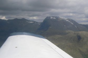 Aerial view of Ben Nevis, looking E.