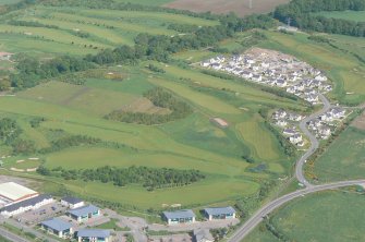 Aerial view of Loch Ness Golf Course at Fairways, Inverness, looking SE.