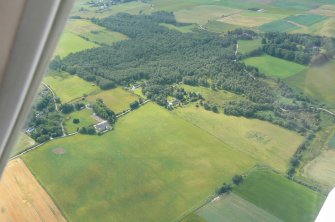 Aerial view of Alcaig, Ryefield area and Mulchaich, Black Isle, looking S.