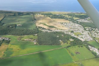 Aerial view of the west part of Nairn, looking N.