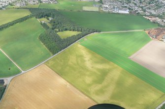 Aerial view of Balblair, Nairn, looking N.