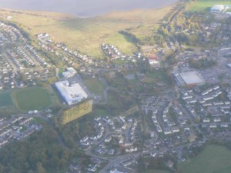 Aerial view of Dingwall, Easter Ross, looking NE.