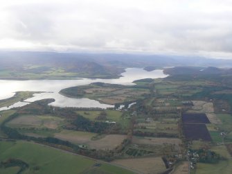 Aerial view of Dornoch Firth, looking NW.