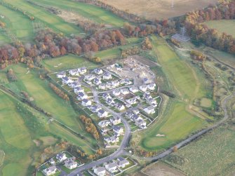 Aerial view of Slackbuie Way, Inverness, looking E.