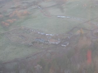 Aerial view of WWI and WWII remains, South Sutor, Cromarty, looking SW.