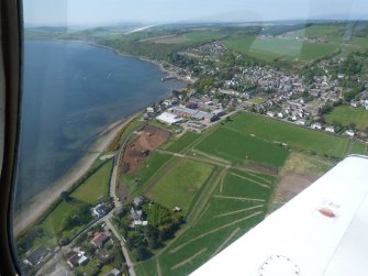 Aerial view of Fortrose, Black Isle, looking SW.