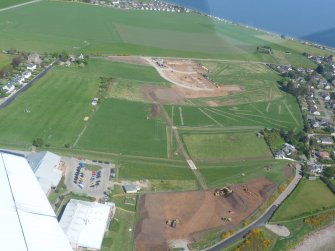 Aerial view of Fortrose, Black Isle, looking W.