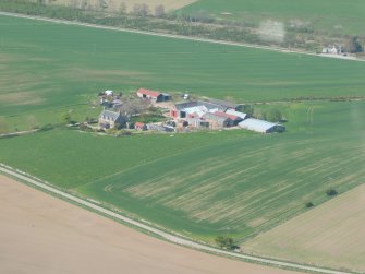 Aerial view of Corrachie Farm, near Avoch, Black Isle, looking NW.