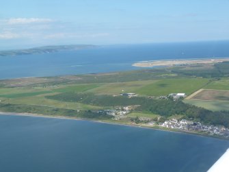 Aerial view of Ardersier, Whiteness Point and the  Moray Firth, looking NE.