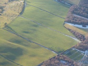 Aerial view of field system, near Braelangwell, Black Isle, looking SW.