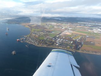 Aerial view of Invergordon, Easter Ross, looking W.