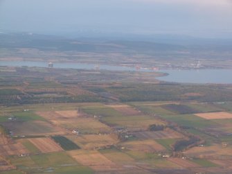 Aerial view of the Black Isle and Invergordon, looking N.