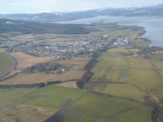 Aerial view of Tain, Easter Ross, looking W.