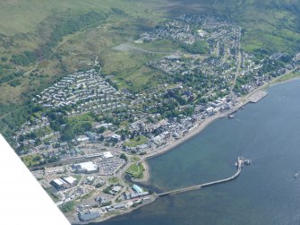 Aerial view of Fort William, looking SW.