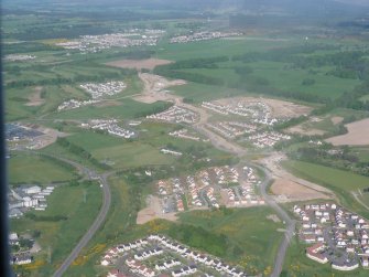 Aerial view of Culduthal area of Inverness, looking N.