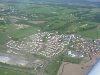 Aerial view of Inshes Housing development, Inverness, looking N.