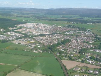 Aerial view of the Smithton and Culloden area of Inverness, looking E.