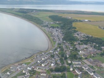 Aerial view of Ardersier and the Moray Firth, looking NE.