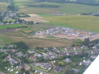 Aerial view of Fortrose, Black Isle, looking N.