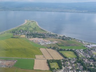 Aerial view of Fortrose and Chanonry Point, Black Isle, looking SE.