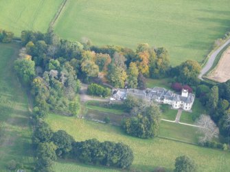 Aerial view of Moniack Castle, Kirkhill, Inverness, looking SE.