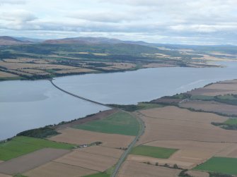 Aerial view of Cromarty Bridge, Cromarty Firth, looking NW.