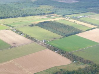 Aerial view of site of Blackstand, the Black Isle Airfield, looking NNW.