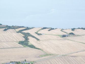 Aerial view of Allerton, Cromarty, Black Isle, looking N.