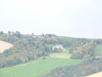 Aerial view of Cromarty  House, Cromarty, looking N.