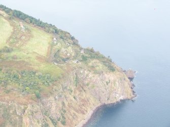 Aerial view of the South Sutor, Cromarty Firth, looking W.