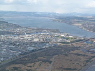 Aerial view of Inverness and the Beauly Firth, looking W.