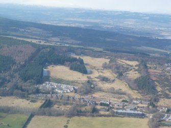 Aerial view of Craig Dunain hospital, N Inverness, looking W.