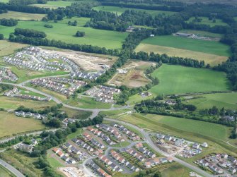 Aerial view of Upper Slackbuie and Culduthel housing developments, Inverness, looking SE.