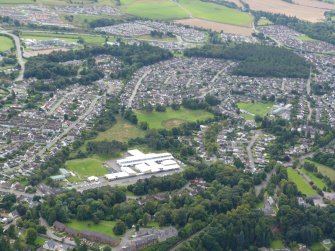 Aerial view of Drummond School, Inverness, looking SE.